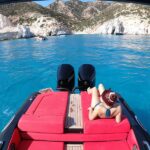 Salty Rides boat tours Poliegos blue bay