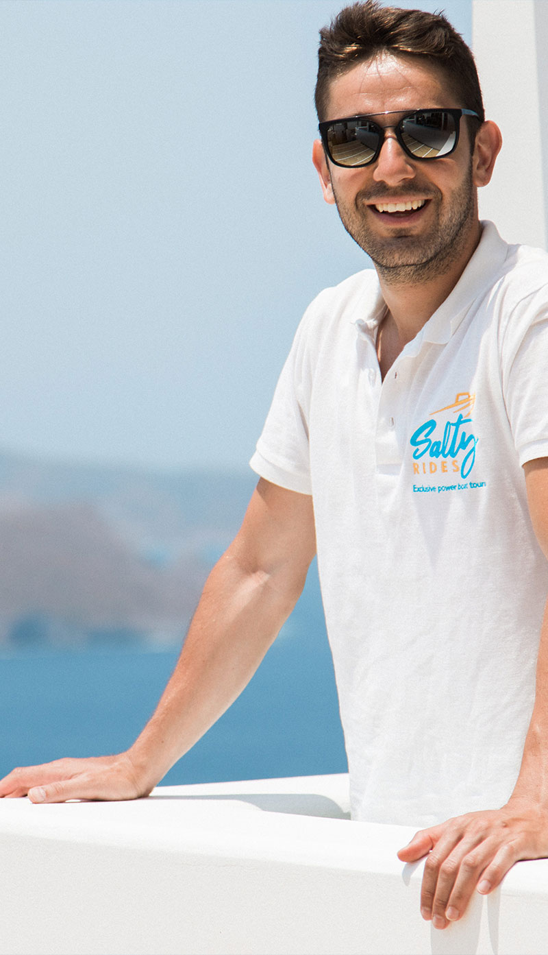Salty Rides - Manolis, Captain & Head of all things