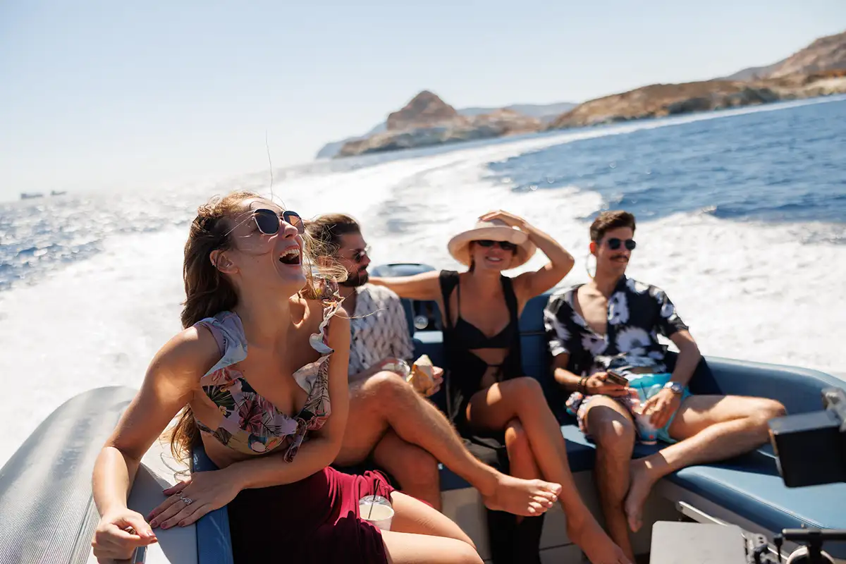 Salty Rides - A Day in the Life: Experiencing a Private Boat Tour in Milos