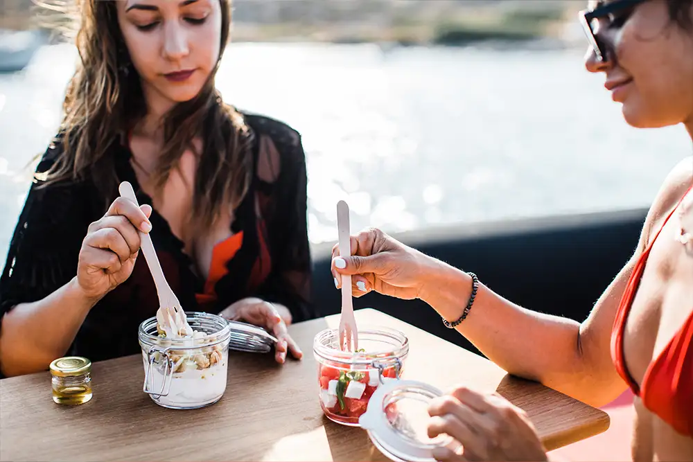 Salty Rides - Included Amenities, Drinks & Food Choices